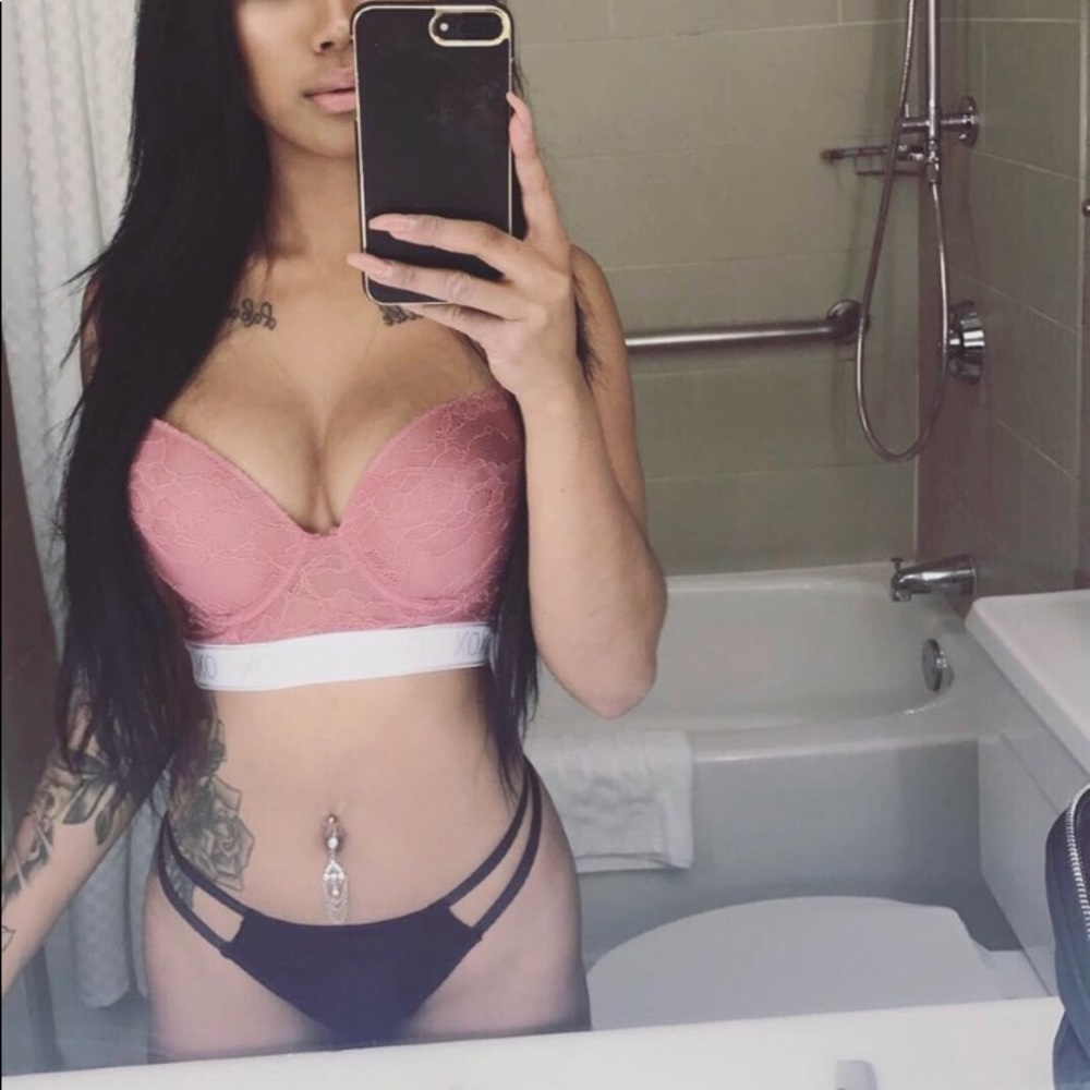 XOXO Pink Bustier Bralette